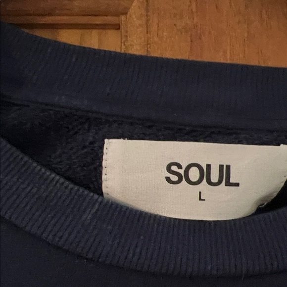 SoulCycle Navy Sweatshirt with Colorful Skull - Picture 2 of 4